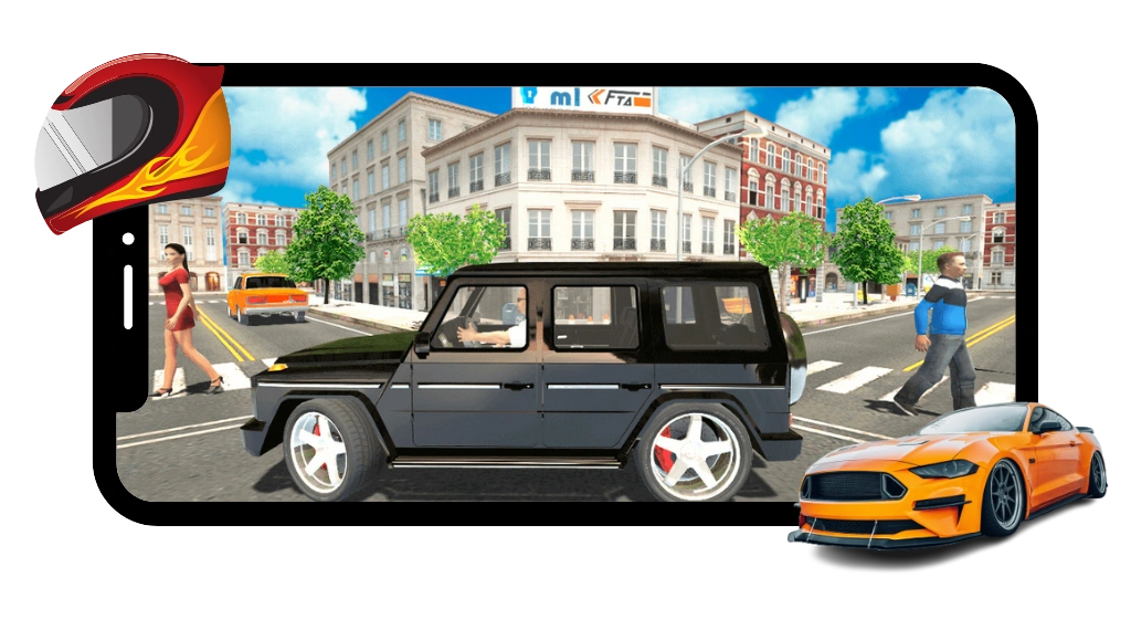 realistic weather effects in Car Simulator 2