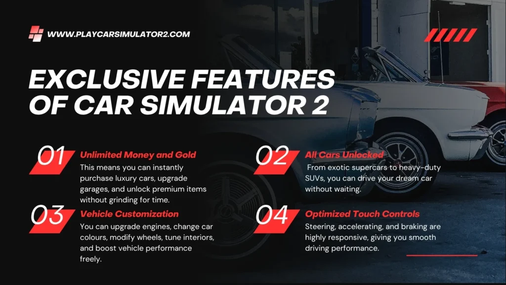 features of car simulator 2