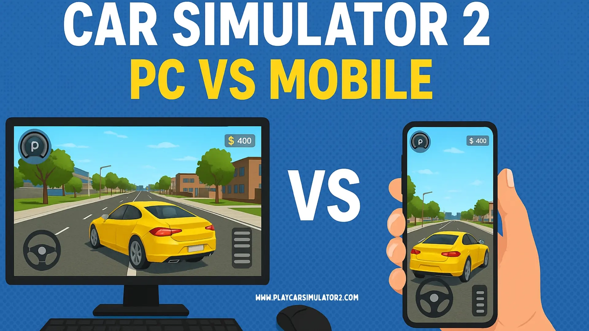 car simulator 2 pc vs mobile